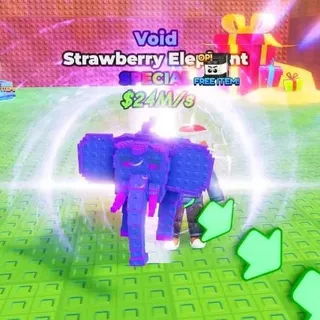 Viod strawberry Elephant - Be a Lucky block