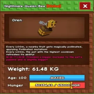 Huge Nightmare Queen Beee