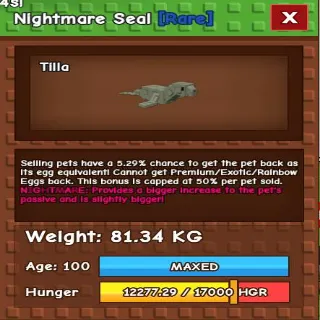 Godly Nightmare Seal