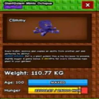 Colossal GiantGolem Mimic Octopus