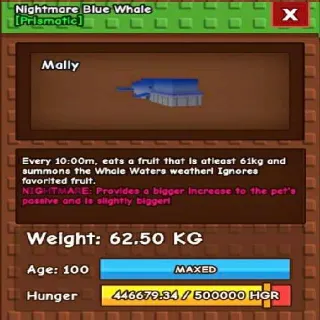 Nightmare Blue Whale