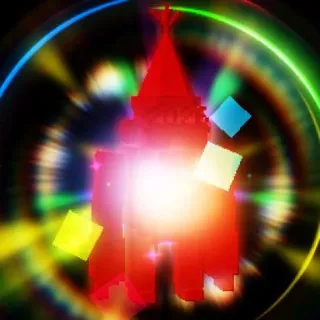 Rainbow New Year's Chimp