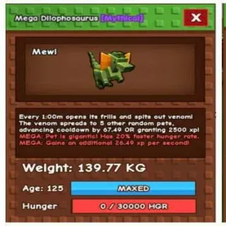 Colossal Mega Dilophosaurus