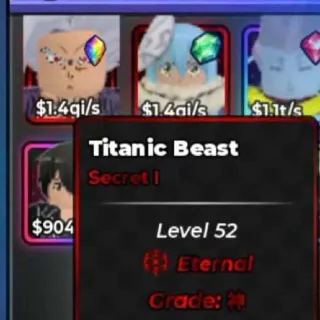 TITANIC  BEAST - ANIME DICE