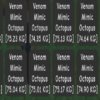 X8  Huge Venom Mimic Octopus  75kg