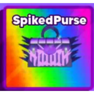 Spiked purse