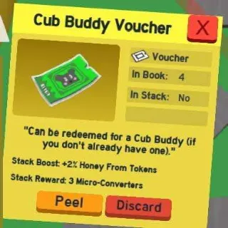 Cub Buddy Voucher