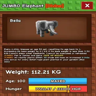 Colossal Jumbo Elephant