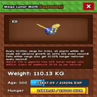 Colossal Mega Lunar Moth