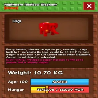 Nightmare Rbh Elephant