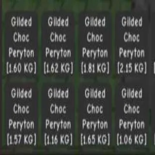 X8 Gilded Choc Peryton