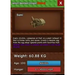 Venom Bearded Dragon