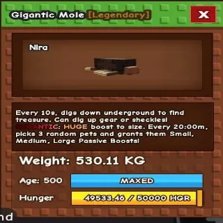 Colossal Gigantic Mole