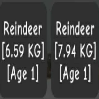 Huge Reindeer + Semi Titanic Reindeer