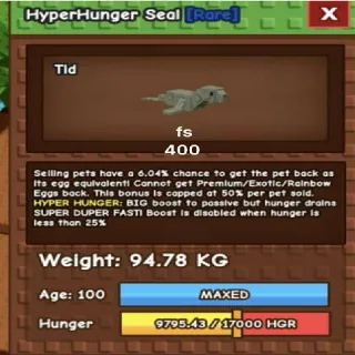 Godly Hyper Hunger Seal