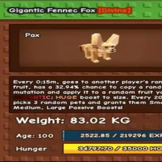Titanic Gigantic Fennec