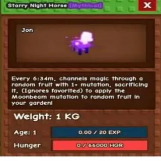 Starry Night Horse