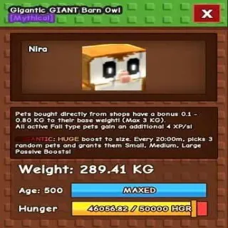 Huge Gigantic Barn Owl