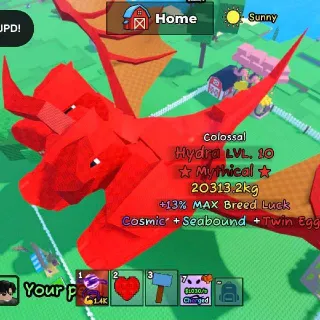 COLOSSAL COSMIE + SEABOUND +Twin Eggs HYDRA - CATCH AND TAME