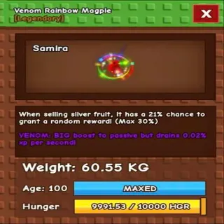 Venom Rainbow Magpie