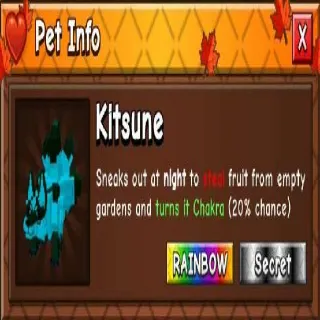 Rainbow Kitsune