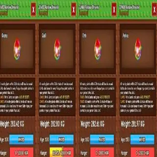 X4 Huge Jumbo Rainbow Shroomie