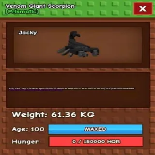 Venom Giant Scorpion
