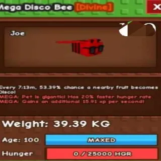 Mega Semi Huge Disco Bee