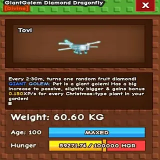 Huge GiantGolem Diamond Dragon