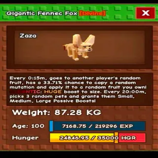 Titanic Gigantic Fennec Fox