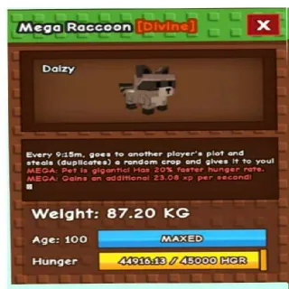 Titanic Mega Racoon