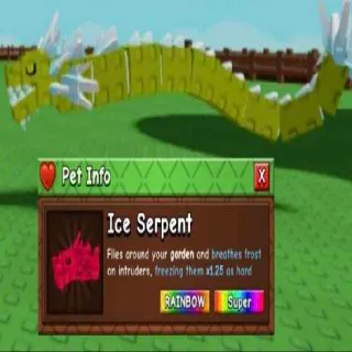 Rainbow Ice Serpent