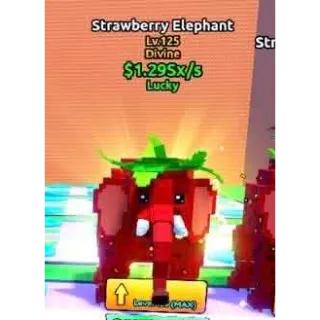 LUCKY STRAWBERRY ELEPHANT