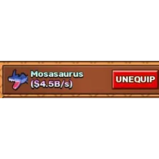 Mosasaurus ($4.5B/s) steal an egg