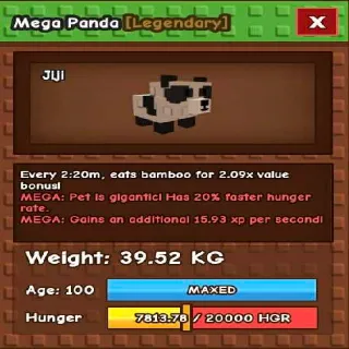 Huge Mega Panda