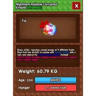 Nightmare Corrupted Kitsune