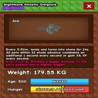 Huge Ghostly Gorgoyle