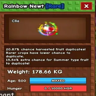 Rainbow Newt