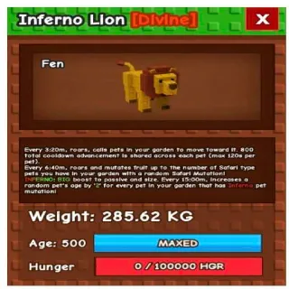 Huge Inferno Lion
