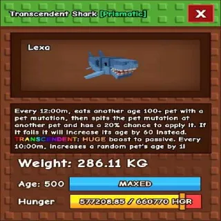 Huge Transcedent Shark