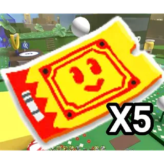 5X TICKET VOUCHER