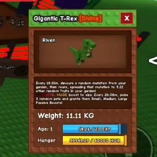 COLOSSAL GIGANTIC T-REX