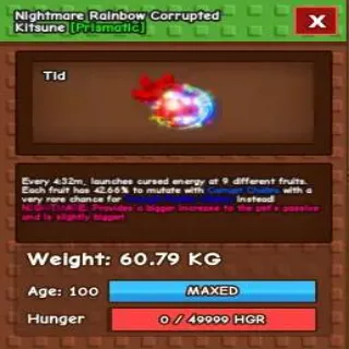 Nightmare Corrupted Kitsune