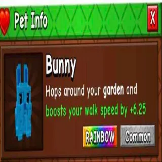 Rainbow Bunny - GROW A GARDEN 2