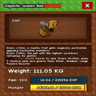 Colossal Gigantic QueenBee