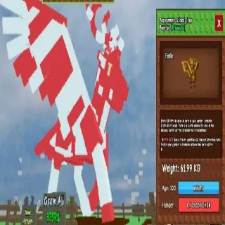 Huge Peppermint Glided Choc Peryton