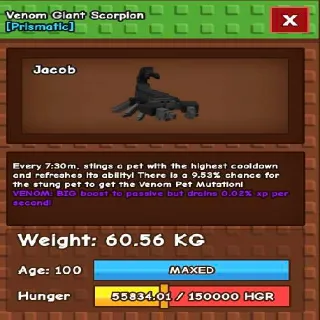 Venom Giant Scorpion