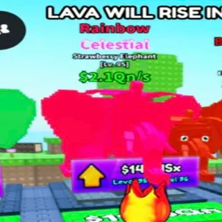 Rainbow Strawberry Elephant