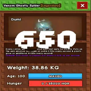 Venom Ghostly Spider