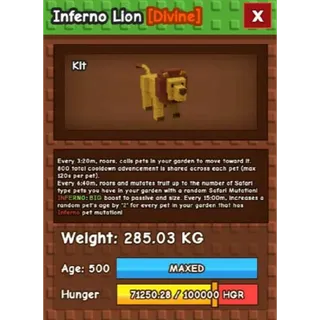 Huge Inferno Lion